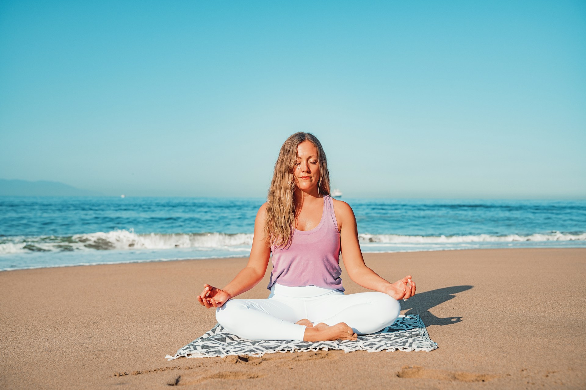 Yoga Beach Woman
