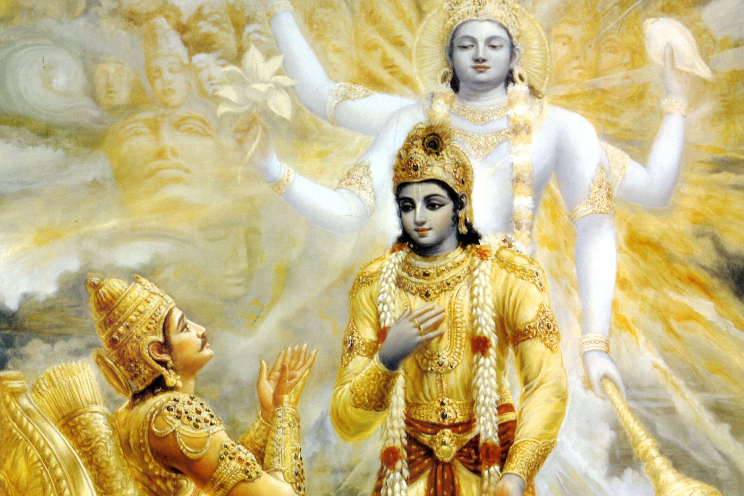 Lord Krishna and Arjuna