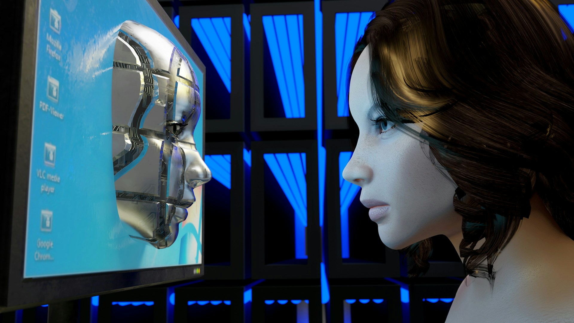 World's Origin & End: An AI Perspective, AI and human connecting 